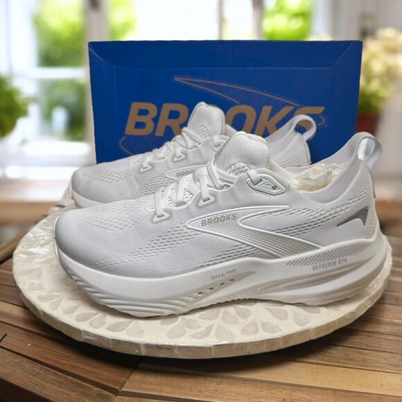 Brooks Glycerin GTS 22 Supportive Road Running Shoes Women’s 9 White 1204351B151 - Picture 6 of 14